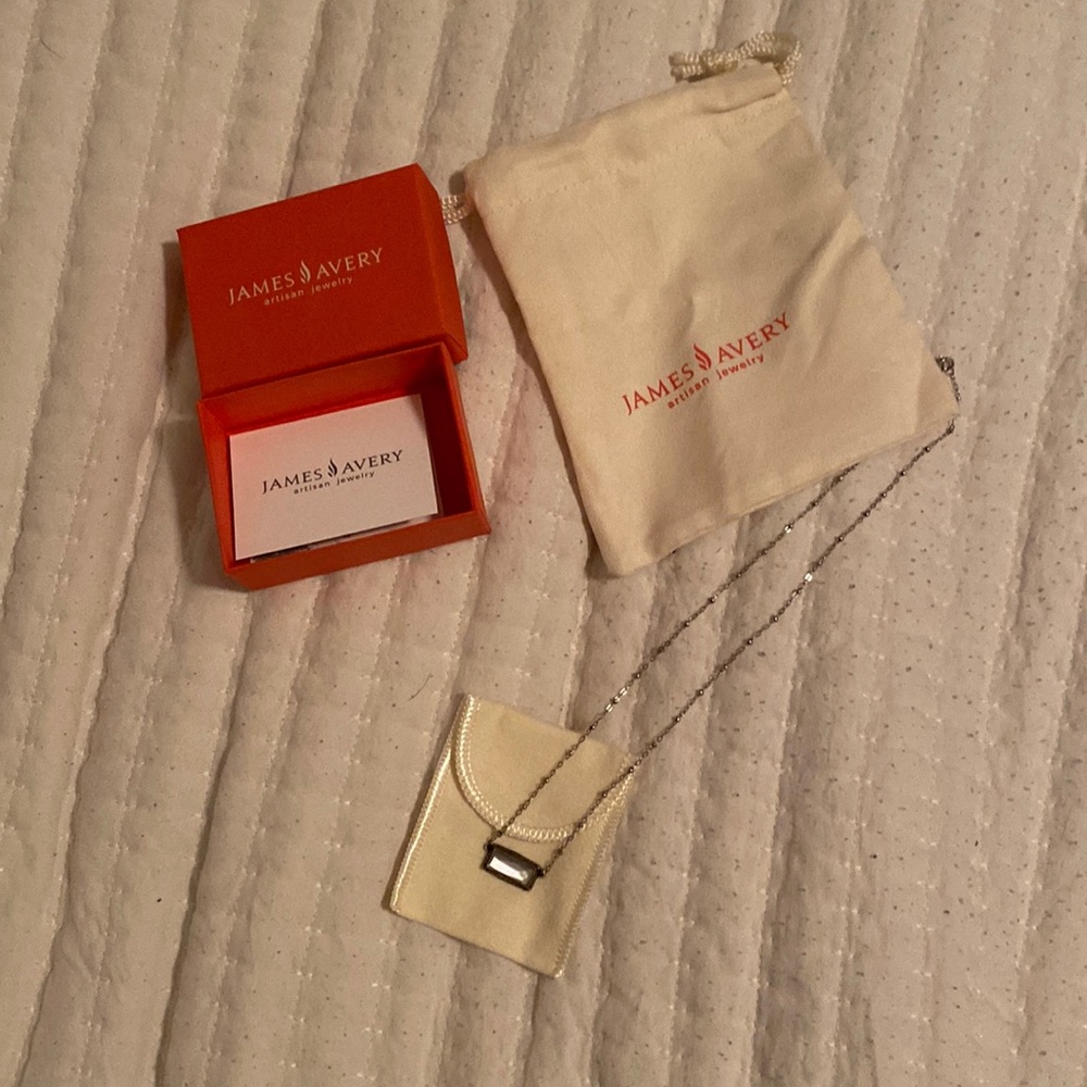 Retired James Avery Bar Necklace